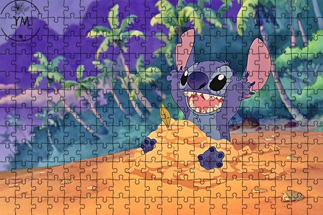 Disney Lilo & Stitch 1000 Pieces Paper Jigsaw Puzzle Cartoon