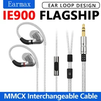 Earmax IE600 IE300 IE900 Professional HIFI Stereo In-ear Headset Flagship Dynamic Earphones Detachable Audio Cable 1