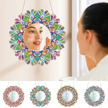 DIY Diamond Painting Mirror 1