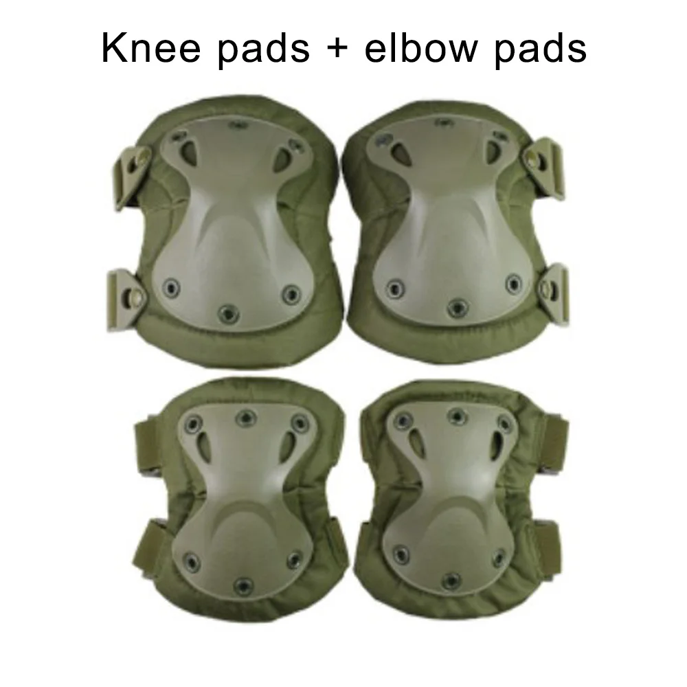 

Tactical Knee Pad Elbow CS Military Protector Army Airsoft Outdoor Sport Hunting Kneepad Safety Gear Knee Protective Pads
