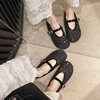 Women's Flat Shoes Grid Rhinestones Soft Sole Light Shoes for Women Daily Commute Dress Breathable in Summer Zapatillas De Mujer 5