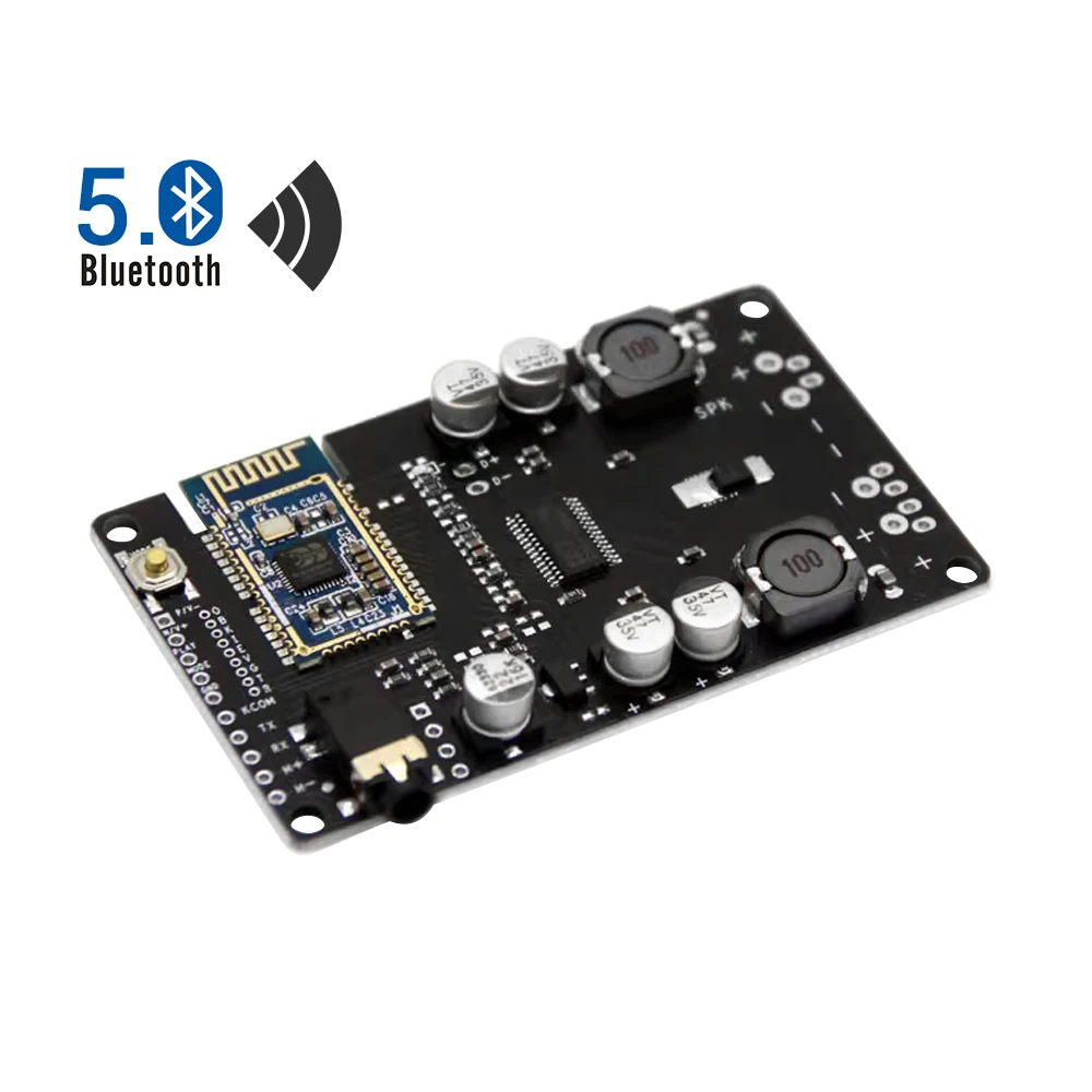

AIYIMA TPA3110 Bluetooth 5.0 Amplifier Board 30W Mono Sound Amplificador TWS AUX Support Call Serial Port To Change Name