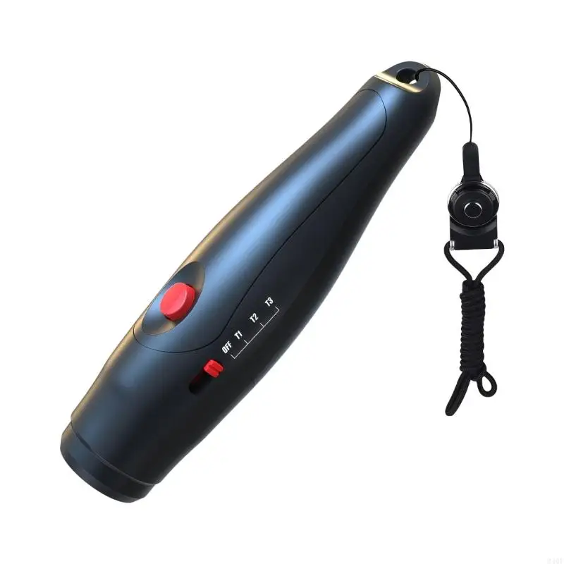 340F 고출력 125DB 전자 휘슬, 선택 가능한 3가지 톤 및 조절 가능한 끈이 있어 야외 스포츠 훈련에 이상적