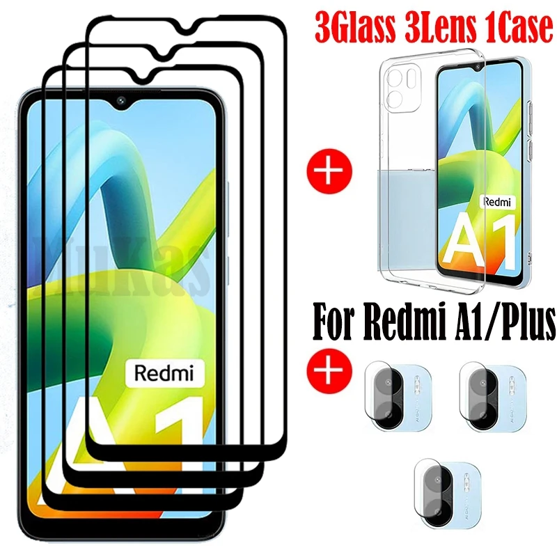 Cornice Display Nera Con Vetro Per Xiaomi Redmi Mi A1 / 5X - Ricambio Originale