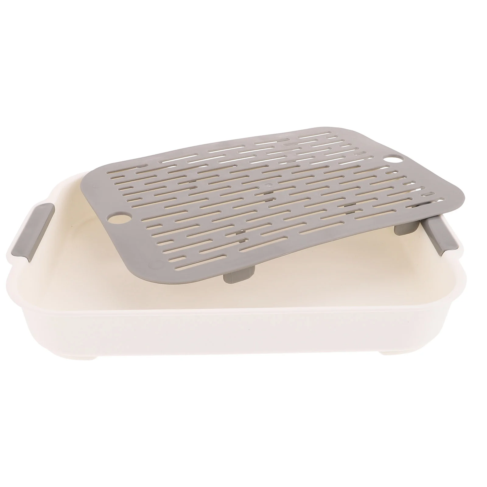 

Rabbit Litter Box Rectangular Hamster Toilet Bunny Litter Box Rabbit Training Potty