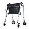 Elderly Stroller, Duo'gon Assisted Training Walker, Four-wheeled Push Walker, Can Be Seated and Pushed Folding Models 2