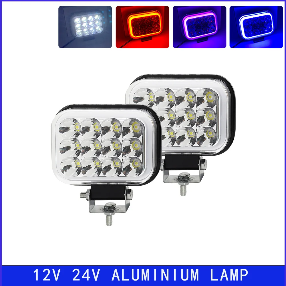 Norgos Luce Da Lavoro A Led Per Auto Da 5 Pollici 12 V24V Flash 36W Super Bright 4 X4 Fuoristrada Trattore Camion Pickup Driver Faretti Luminosi