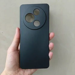 Enhanced Product Title:  
Soft Slim Black Matte Silicone Phone Case - TPU Back Cover for TCL 60 NxtPaper 4G (Black)