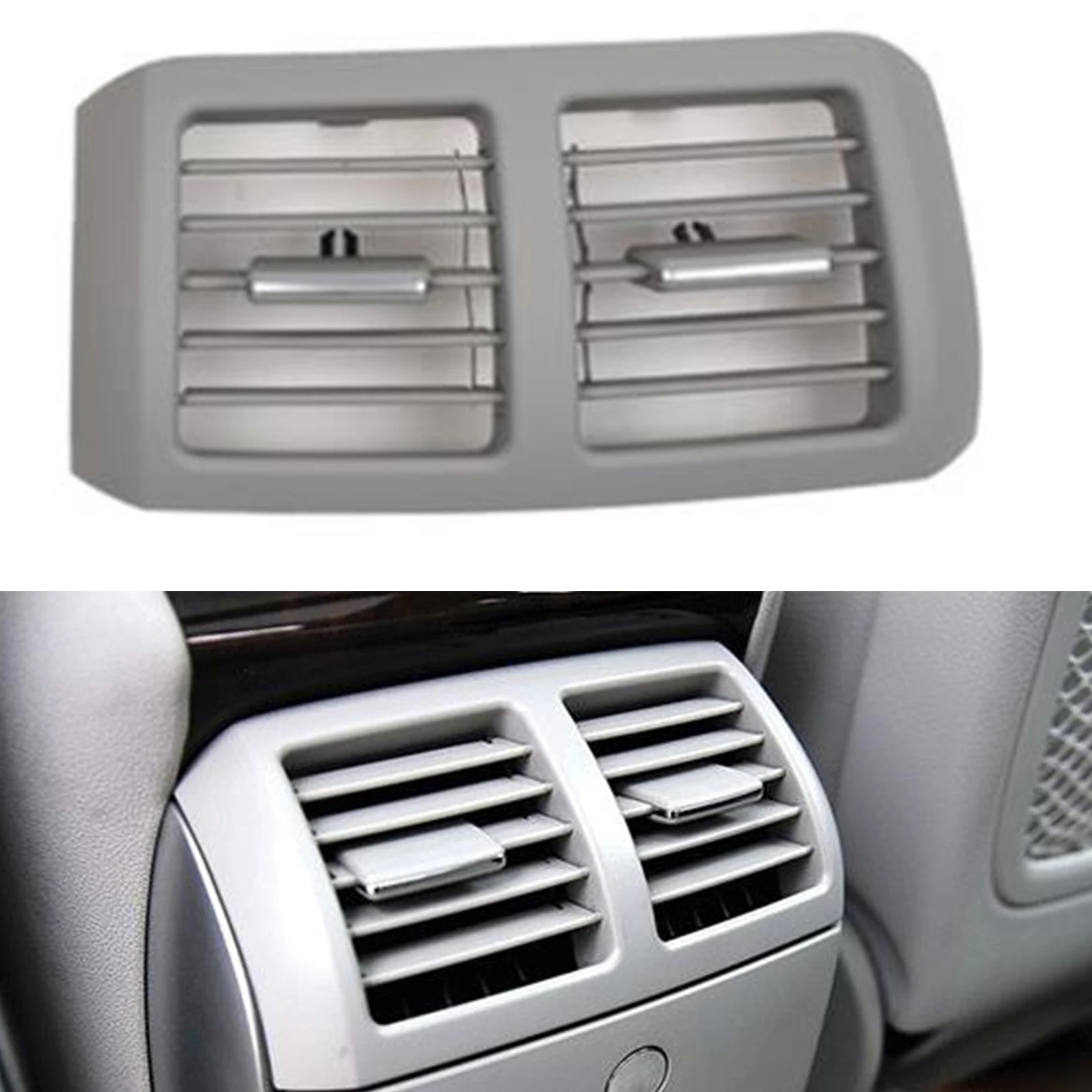 

Car Rear Center Console Grill A/C Outlet Air Vent Conditioning Cover Dashboard Frame For Mercedes Benz W251 R350 R Class