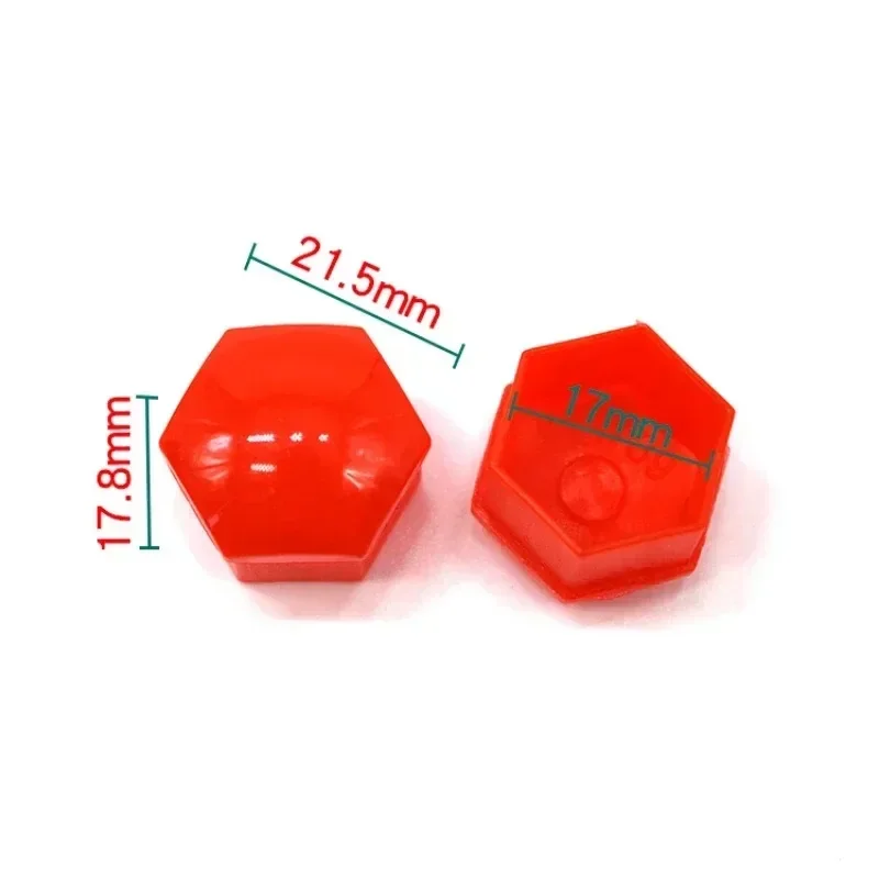 20-Piece Car Wheel Nut Protection and Decoration Caps - Anti-Rust Bolt Covers