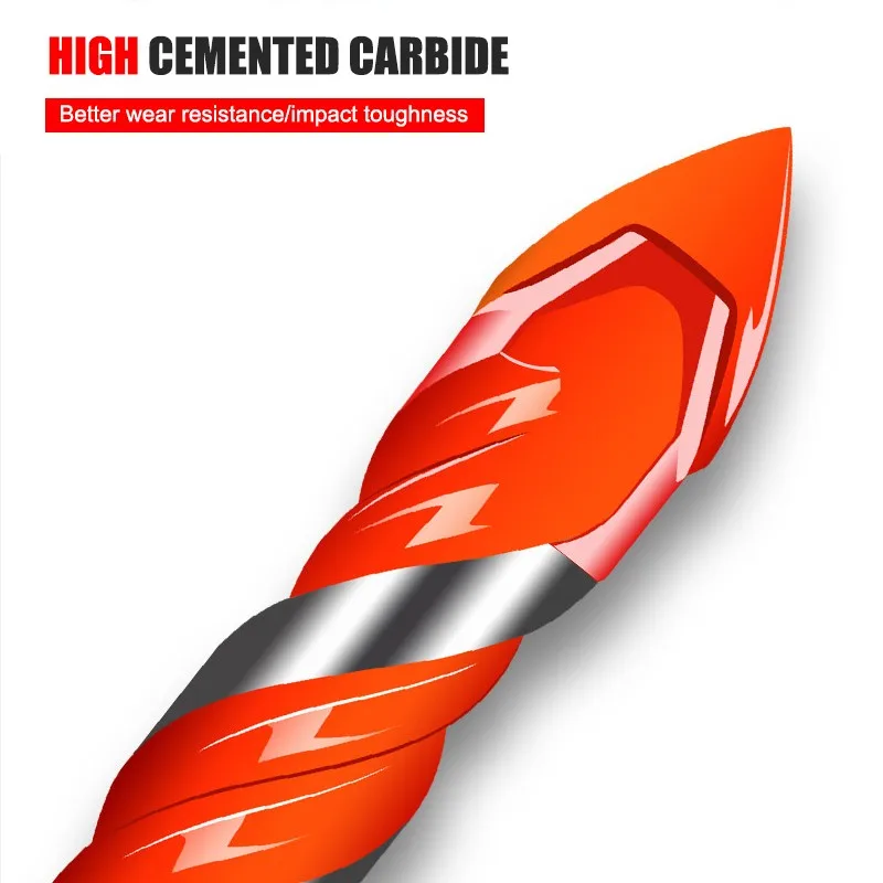 YIFINO 6MM Triangle Drill High Hardness Hole Opener Special Triangle Drill For Ceramic Tile Cement Concrete Wall Dril