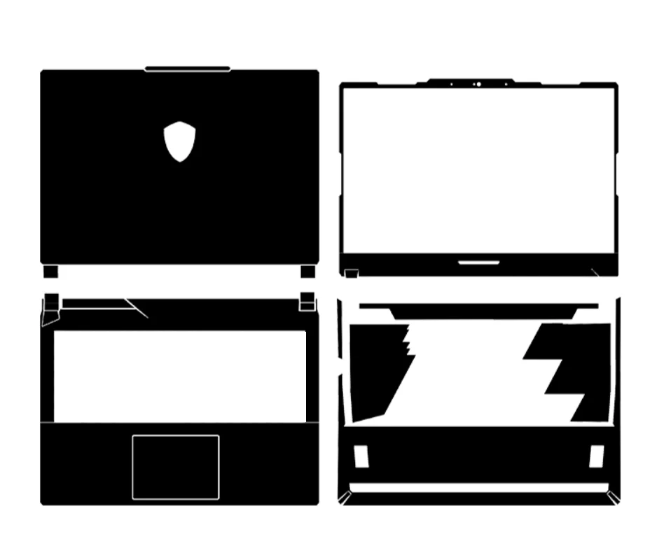 Kh Laptop Sticker Skin Decalcomanie Cover Protector Guard Per Msi Cyborg 15 A12V 15.6"