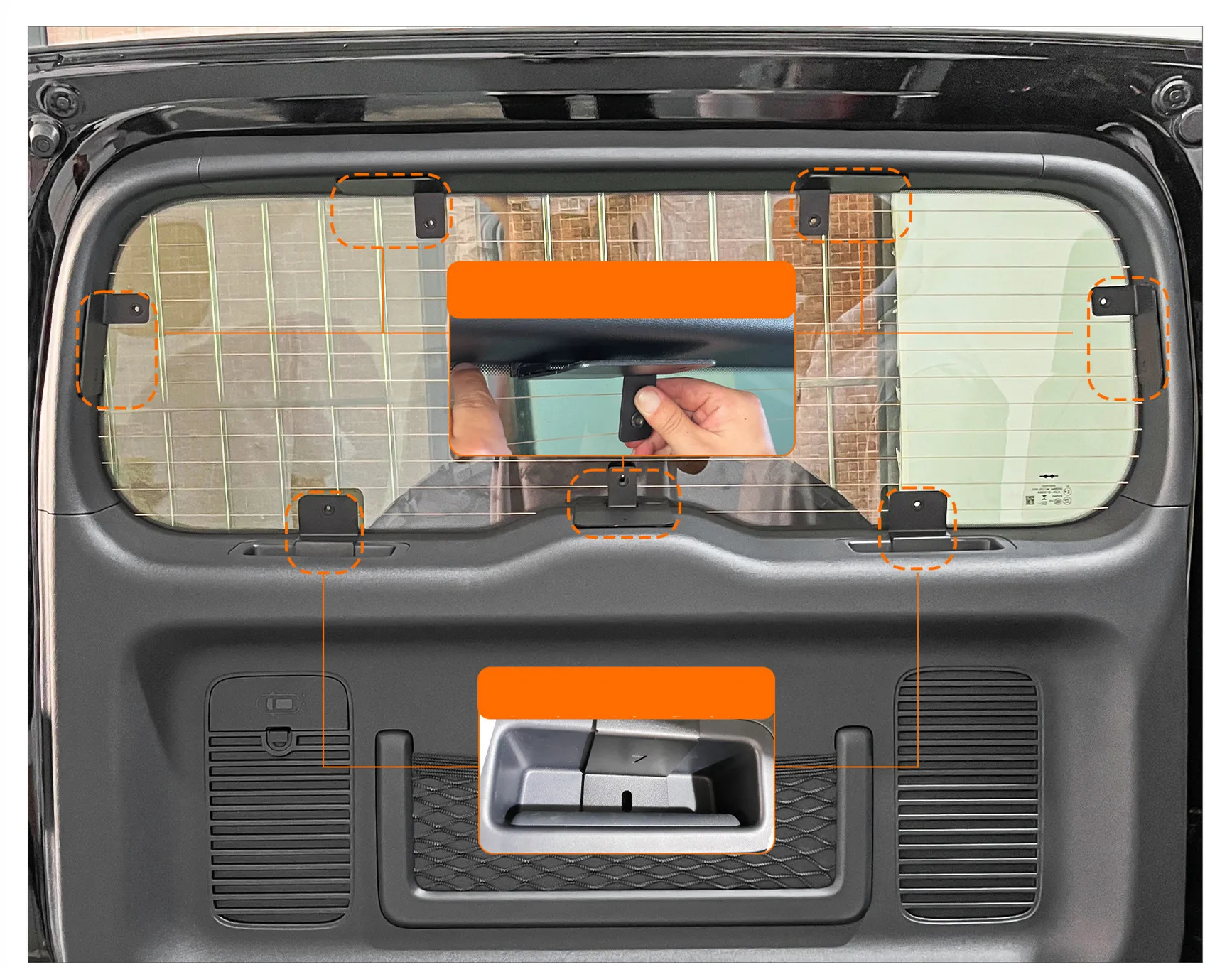 BYD 팡청바오 레오파드 5 2024 2025 테일게이트 수납 랙 몰리 패널 트렁크 러기지 캐리어 랙 트렁크 오거나이저 알루미늄