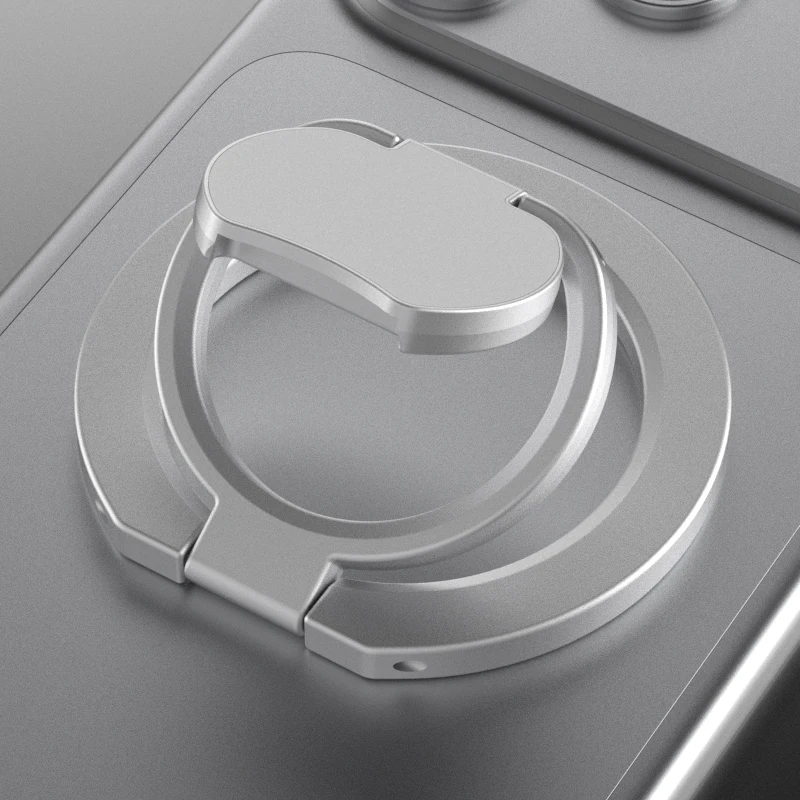 Dual-Sided Magnetic Phone Ring Holder and Kickstand - Portable and Folding Phone Stand