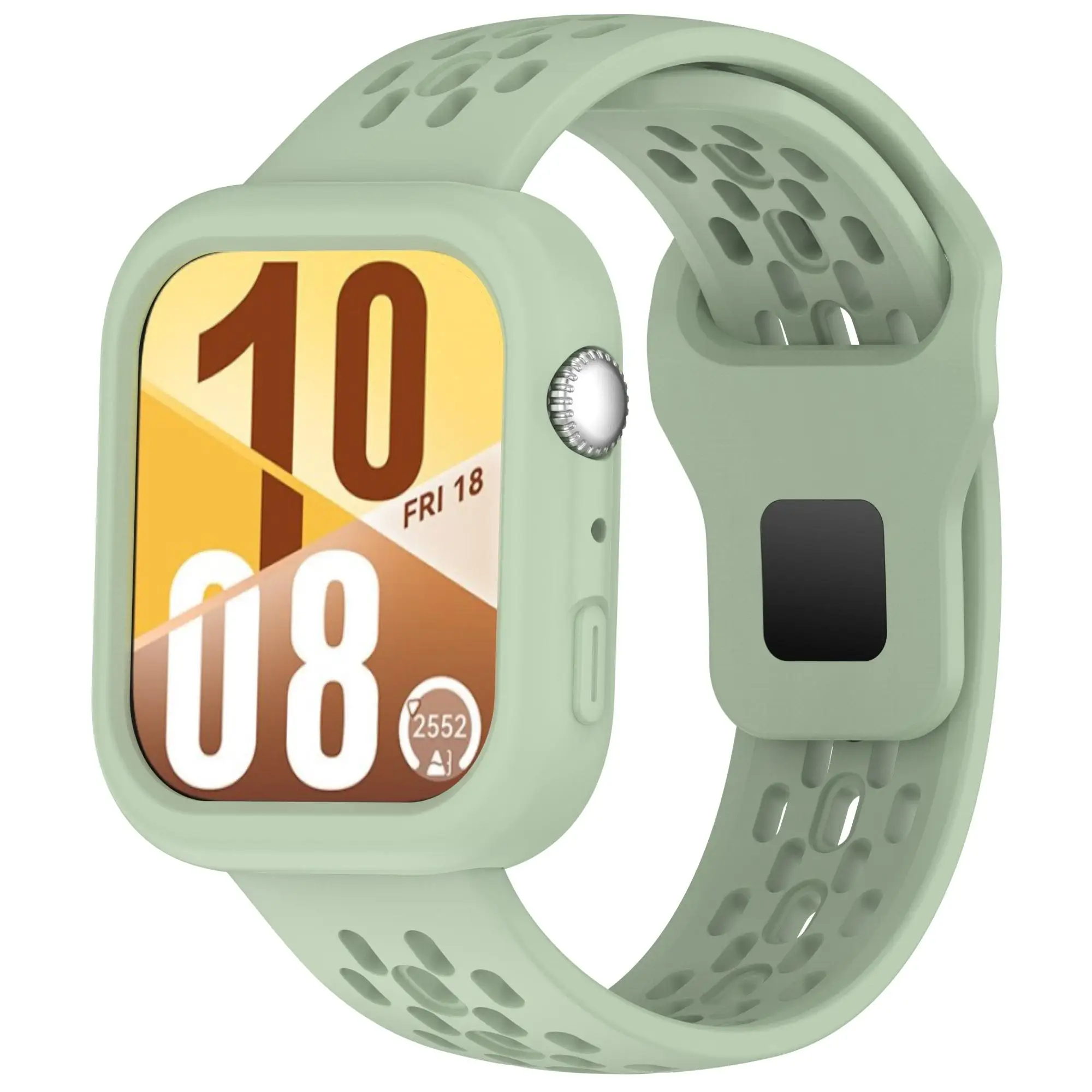 Versatile 2-in-1 Silicone Watch Strap and Case - Adjustable Replacement Band