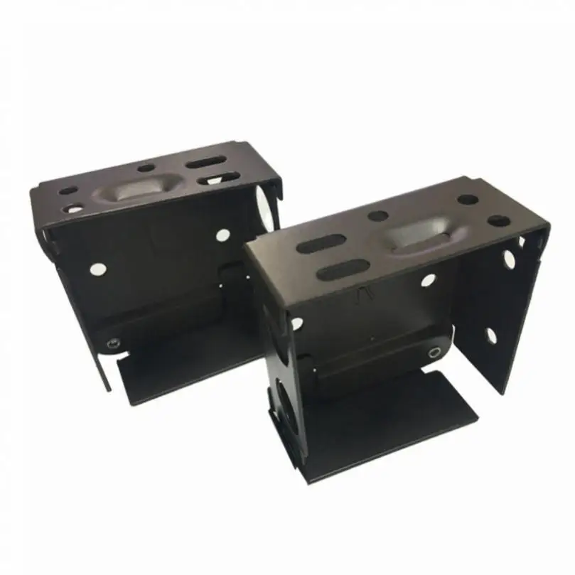 Window Blinds Bracket 2pcs Box Mounting Bracket 1 Set for 2 Inch High Rail Venetian Blinds Head Track End Cover Holders Window Blinds Head Rail