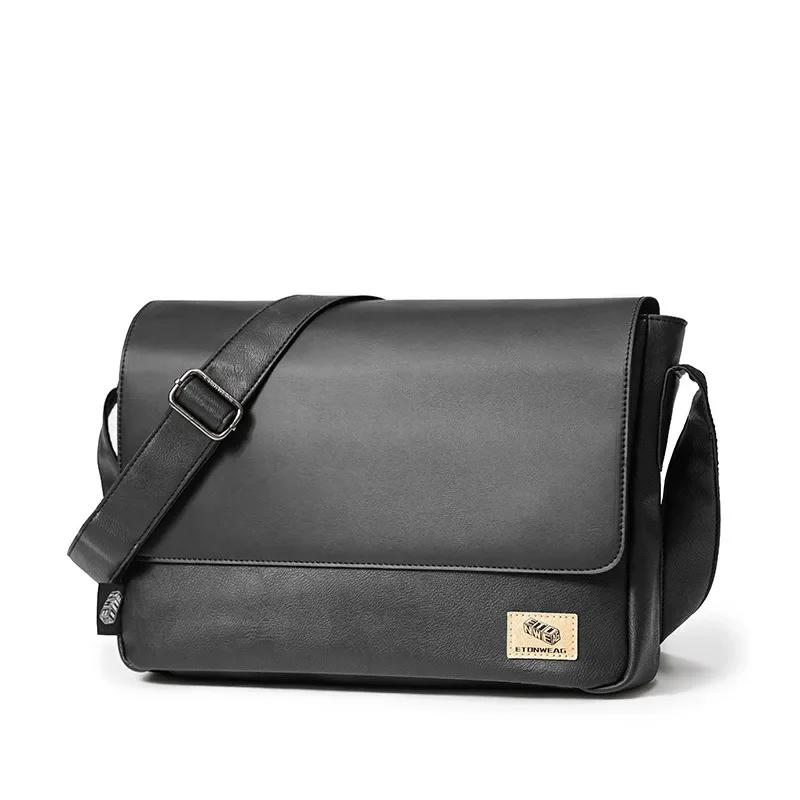 

Men Shoulder Bag Satchel Husband Crossbody PU Leather Vintage Business Messenger Bags for Man 2024 Large Male Designer Handbag