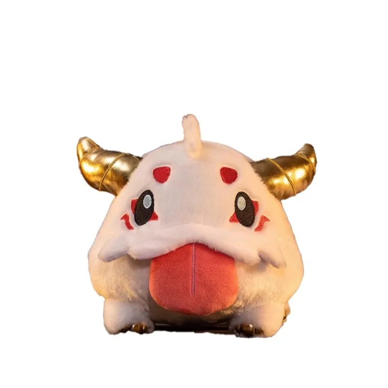 

In Stock Original Genuine LOL Poro Year of The Rabbit 18CM Super Cute Game Anime Figure Plush Toys