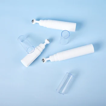 5/10/15ml Empty Refillable Eye Cream Roller Bottle With Steel Ball Serum Lotion Essential Oil Cosmetic Storage Container