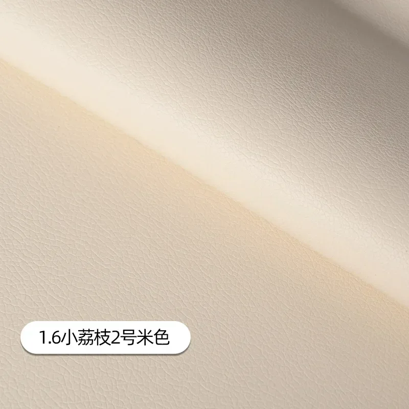 Luxurious Litchi Pattern Leather Fabric – Premium Upholstery Material for Car Interiors, Bags, Chairs, and DIY Projects – Waterproof and Durable, Sold Per Meter