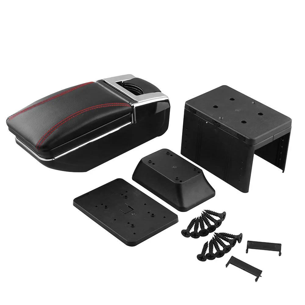 CarArmrestBoxArmRestStorageBoxDualLayerCenterConsoleArmrest
