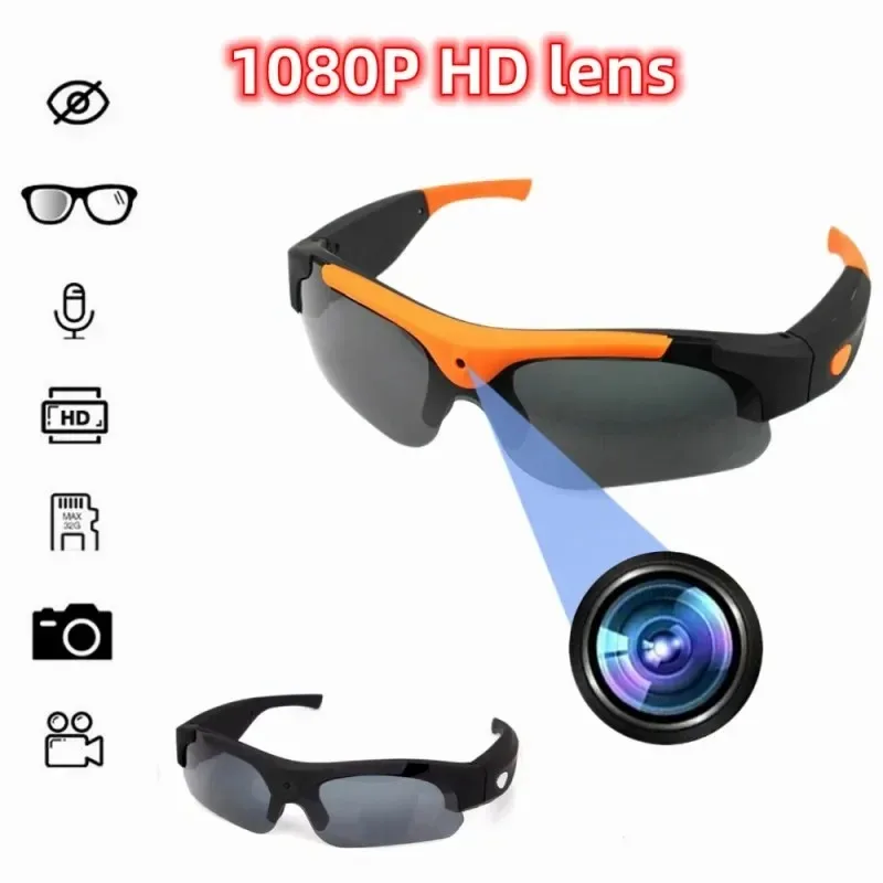 

DVR DV Cam High Quality Mini Camera Sunglasses 1080P HD Video Recorder Wearable Outdoor Sports Cycling Smart Glasses Camcorder