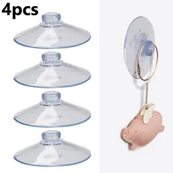 4/10pcs 55mm Mushroom Head Sucker PVC Strong Vacuum Suckers Suction Cups Wall Hook Kitchen Bathroom Wedding Car Glass Decor
