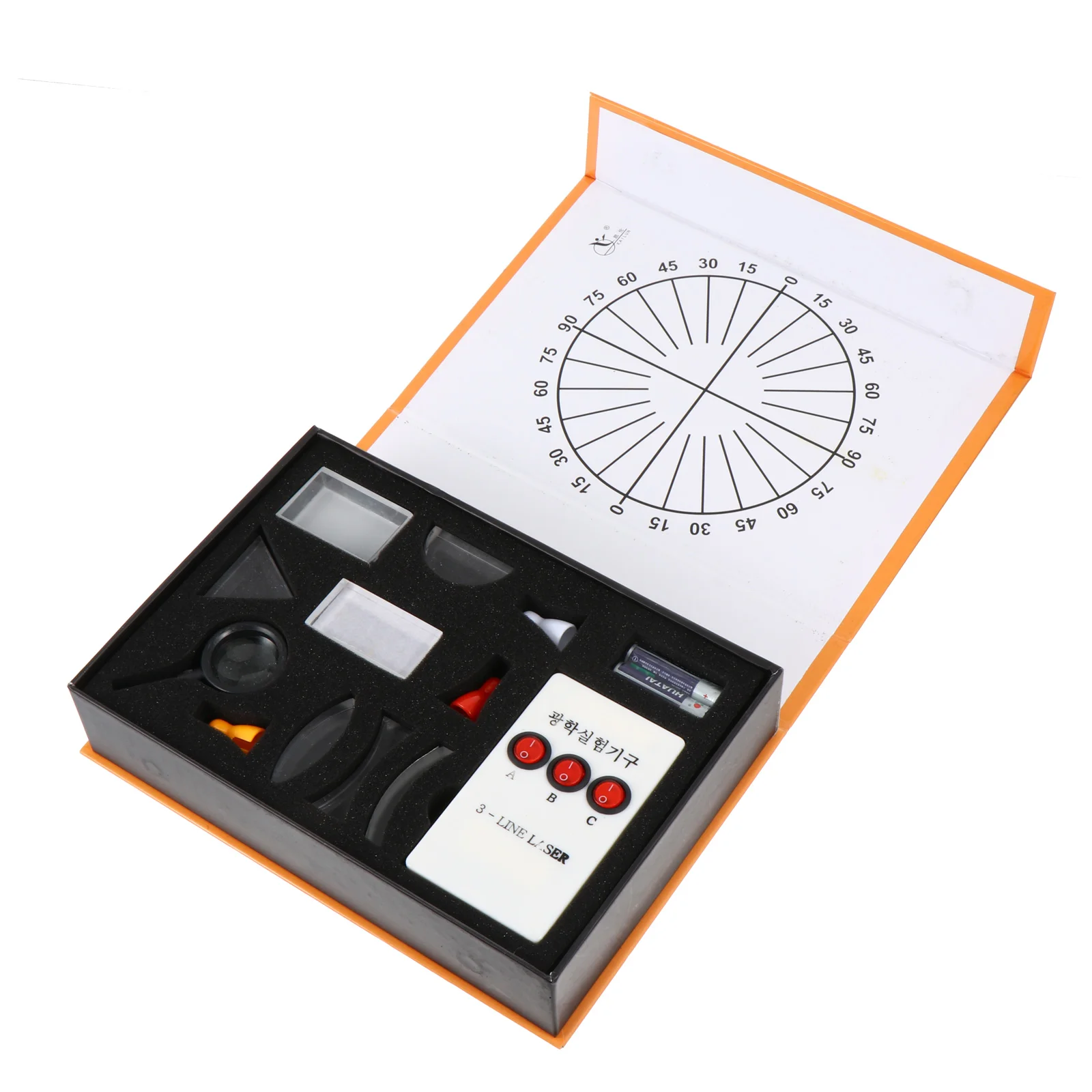 Optical Experiment Box Physics Teaching Tool Set With Concave Convex Lens Prisms Educational Supplies Science Lab Equipment Kit
