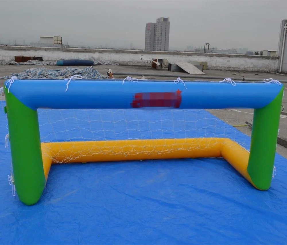 

0.9mm PVC inflatable Goal Post / Inflatable Water Polo Goal For Pool