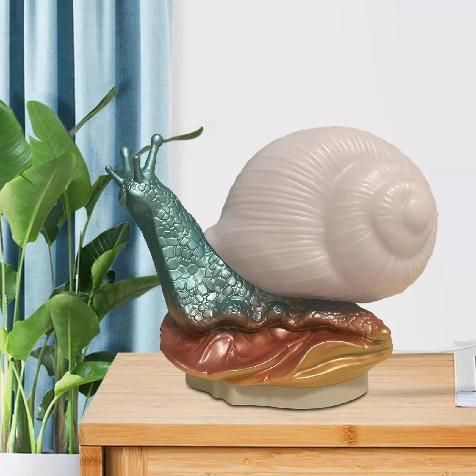 

Cartoon Snail Night Light Portable Rechargeable Nursery Nightlight Lamp Kid Night Light for Restaurant Tabletop Cafe