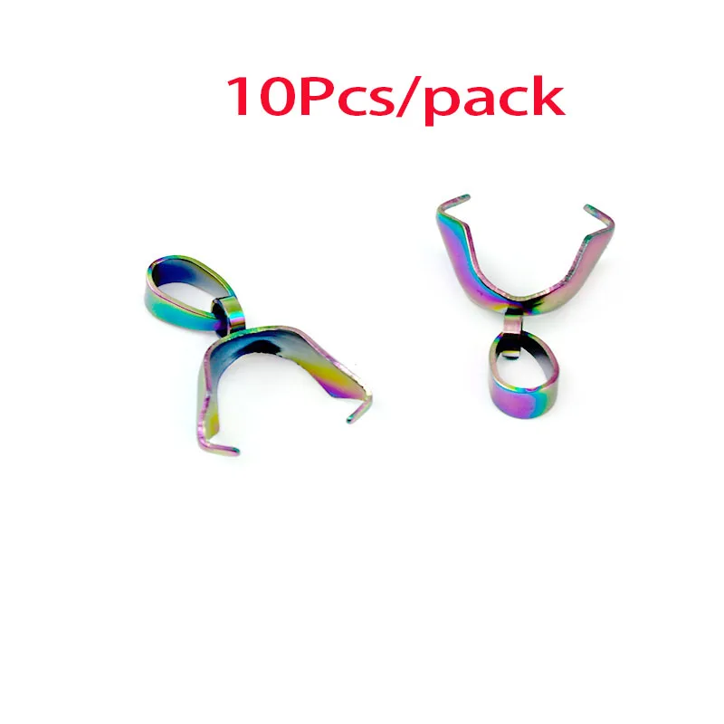 Stainless Steel Black Pendant Clips
