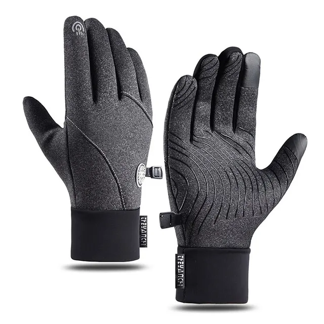 Warm Full Finger Skiing Gloves Non-slip Palm Windproof Cycling ing