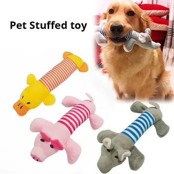 Molar Dog 장난감 봉제, 모든 강아지 애완 동물 Squeak Chew 장난감 재미 튼튼한 씹는 코끼리 오리 돼지 장난감 애완 동물 용품에 적합합니다.