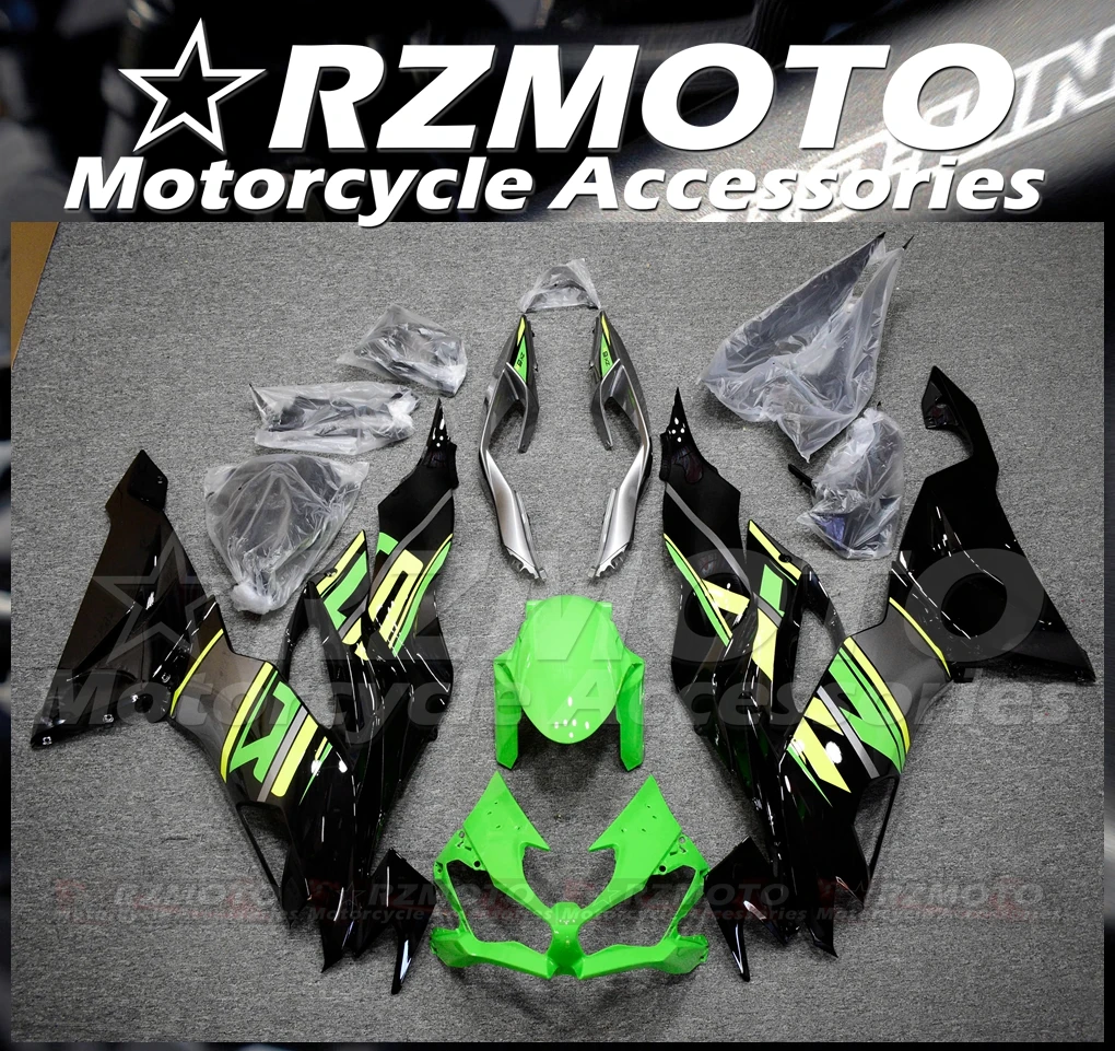 

RZMOTO NEW Plastic Injection Cowl Panel Cover Bodywork Fairing Kits For Kawasaki ZX6R 636 19 20 21 22 23 #8113