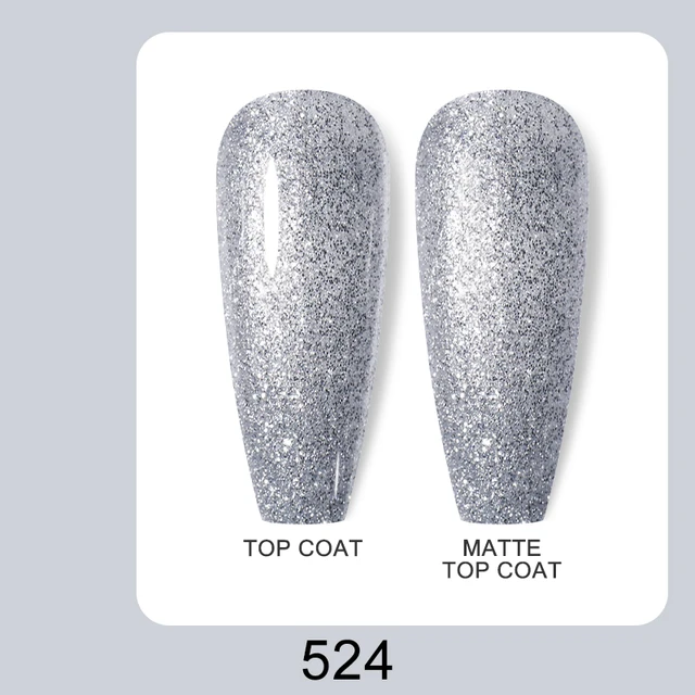 Arte Clavo 15ml Brown Coffee Color UV Gel For Nail Gel Nail Polish Varnish Hybrid Glitter Decoration Base Top Coat Set 524