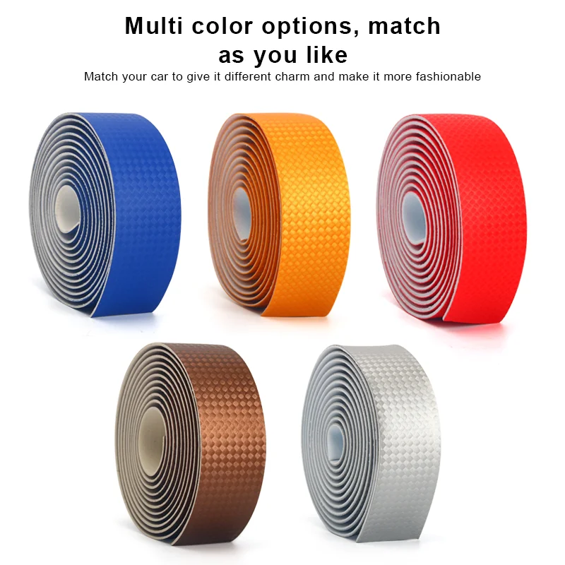 Cycling PU+EVA Handlebar Belt Non-slip Light Weight For Road Bike Carbon Strap Outdoor Riding Bicycle Handle bar Tape bike handlebar tape bicycle handlebar strap