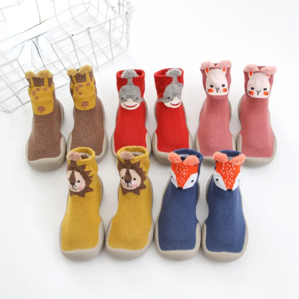 

Non-slip Soft Bottom Floor Shoes Spring Fall Children's Walking Shoes Floor Socks Infant Boys Girls Indoor 0-4 years