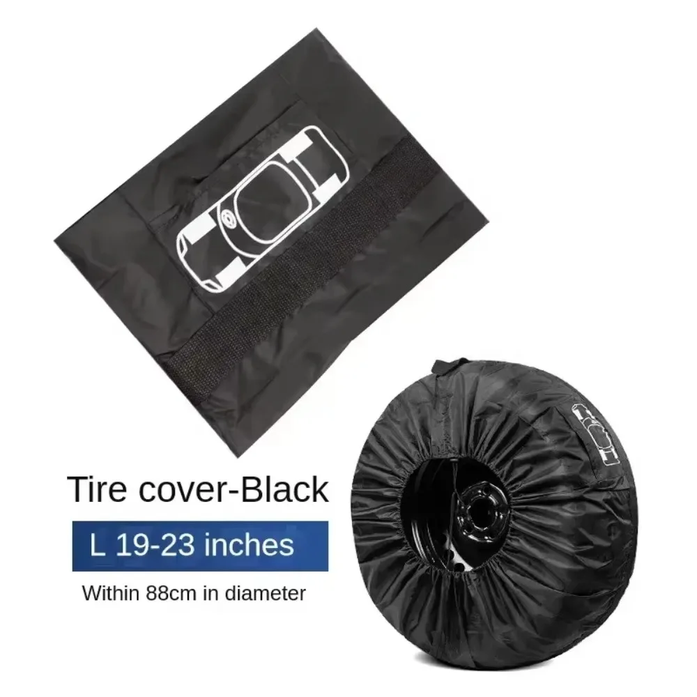 Durable Dust-proof Wheel Protection Cover 210D Oxford Cloth Tote Tire Cover Case 13-23inch Tire Storage Bag Car