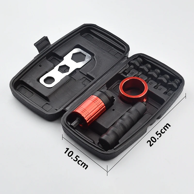 Electric Rivet Nut Gun M3 M4 M5 M6 M8 Cordless Riveting Electric Drill Adapter Tool Pull Rivet Gun Aluminium Nail
