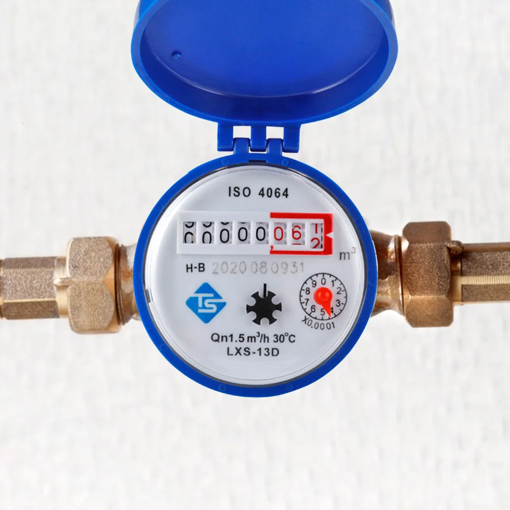 Mechanical Rotary Wing E-Type Digital Display Pointer Counter Cold Water Meter