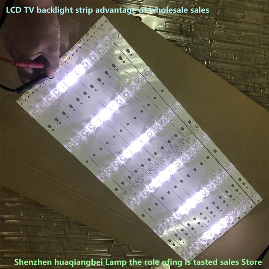 

FOR 483MM 3V 6LED LED Backlight strip for Haier 49"TV LED49D6-03(A) 30349006203 LED50D6-ZC14AG-03 30350006207 FD4951A-LU G49Y