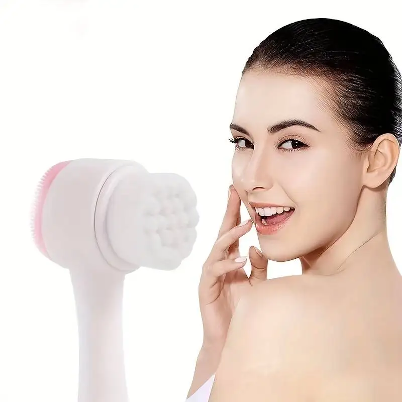 3D Manual Facial Cleansing 2-in-1 Skin Care Tool
