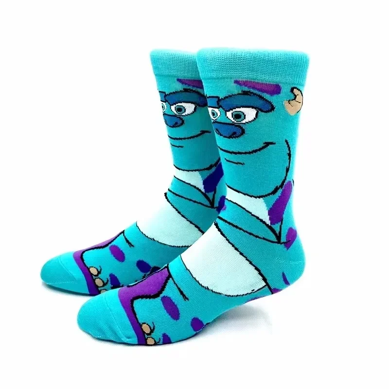 1 Pair Anime Men Socks Long Socks Men's Knee-High Couples cosplay Personality Hip Hop Harajuku Funny For Women