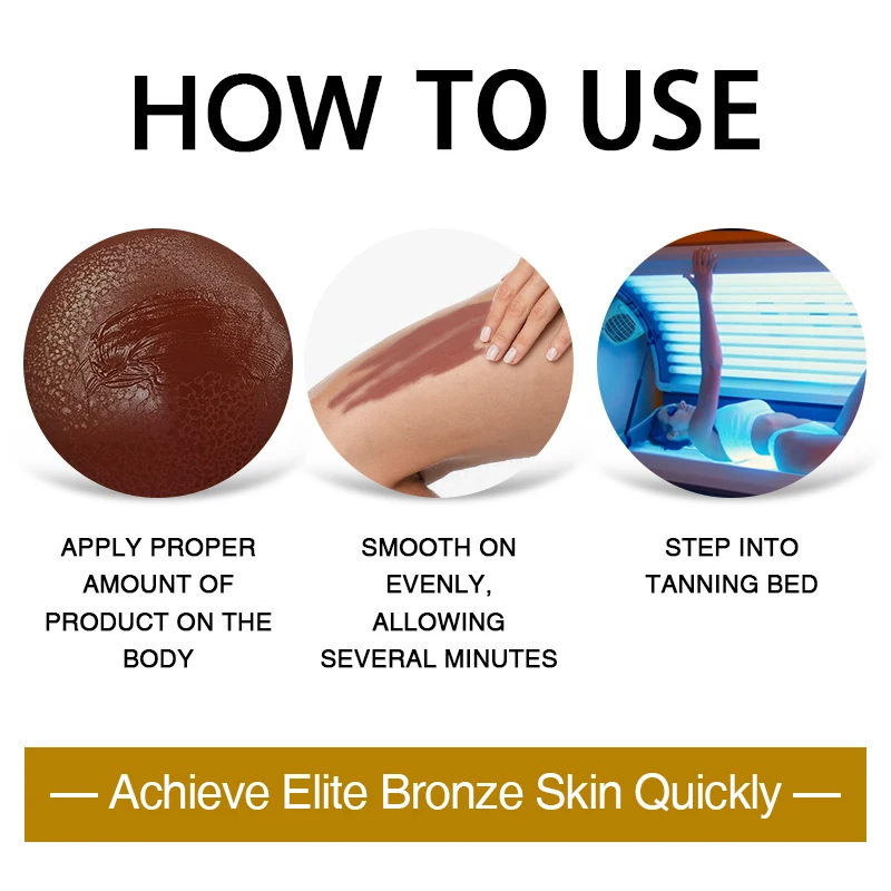 Afcare Body Tanning Cream Matte Dark Skin Blackening Balm Bronze Self Tanner For Face Body Self-Tanning Beauty Gel 250g