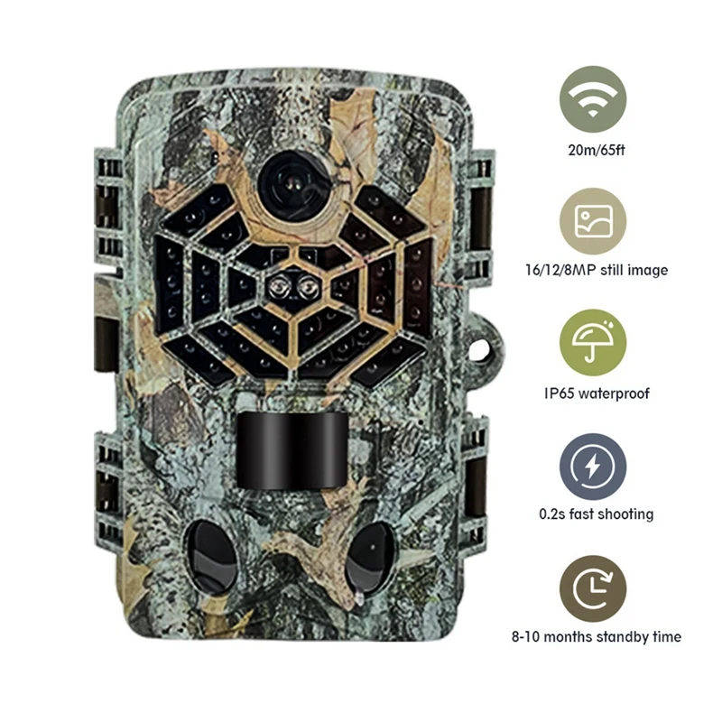 

1Set Monitoring Camera Night Vision Tracking Induction Sports Camera 32Mp High-Definition