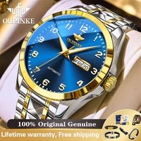 OUPINKE Nouvelle montre automatique de luxe pour homme, montre mécanique haut de gamme avec verre saphir, affichage jour/date, Relogio 3323 1