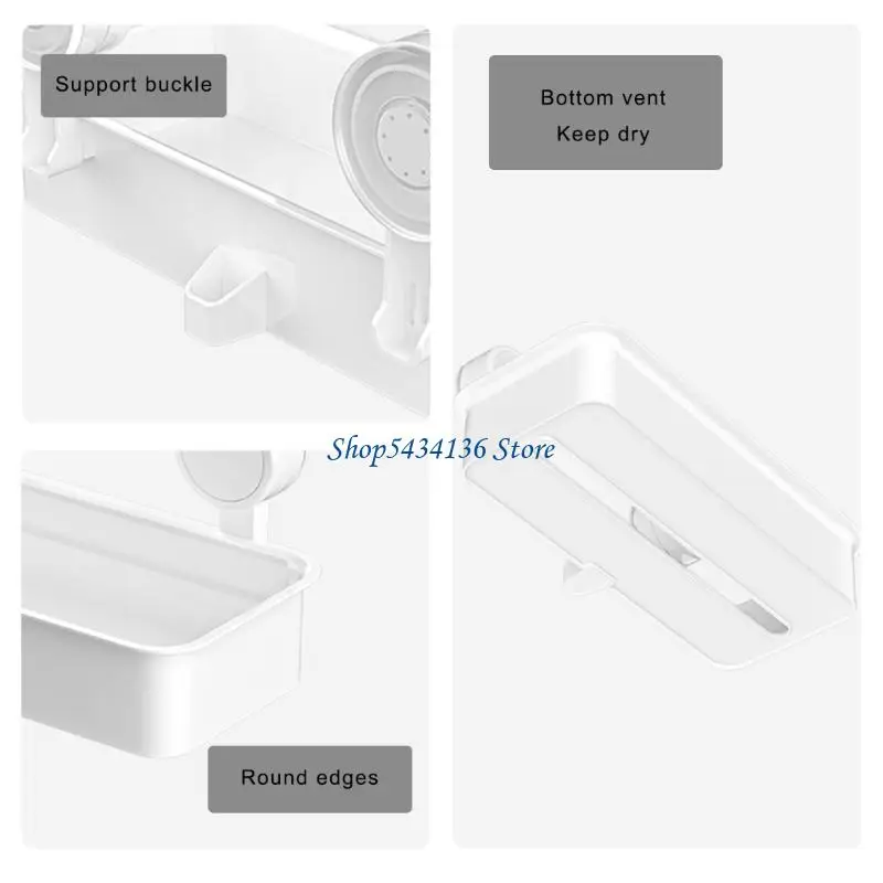H7ED Multifunktional Saugnapf -Becher -Tissue -Inhaber Papierkoffer für den Gebrauch zu Hause und Büro – Detail 8