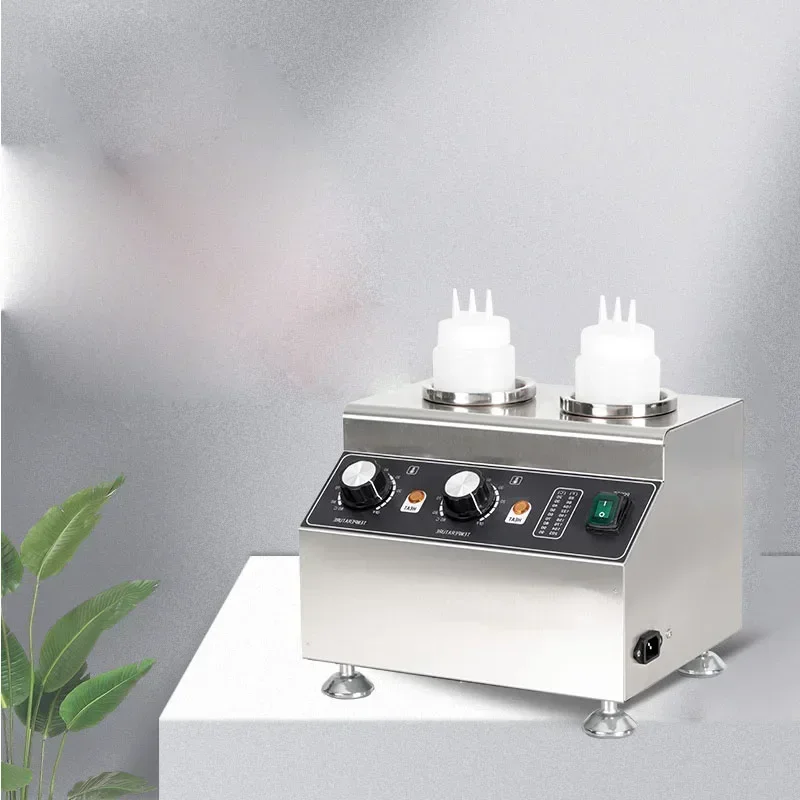 Desktop Double Head Round Juice Warmer Insulation Machine Steamer Electric  Automatic Fast Heating Stainless Steel 4