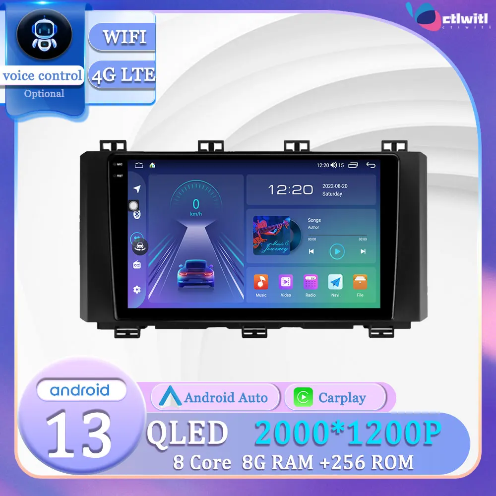 

Android 13 For SEAT Ateca Cupra 2016 - 2021 Touch Screen Autoradio Car Stereo Radio Video Player Navigation GPS Multimedia