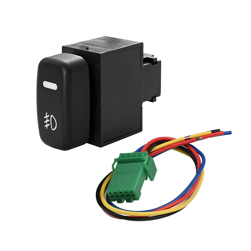 12/24V Refitting Fog Lamp Switch Fog Light Button Replacement for MITSUBISHI PAJERO/LANCER/TRITON/L200